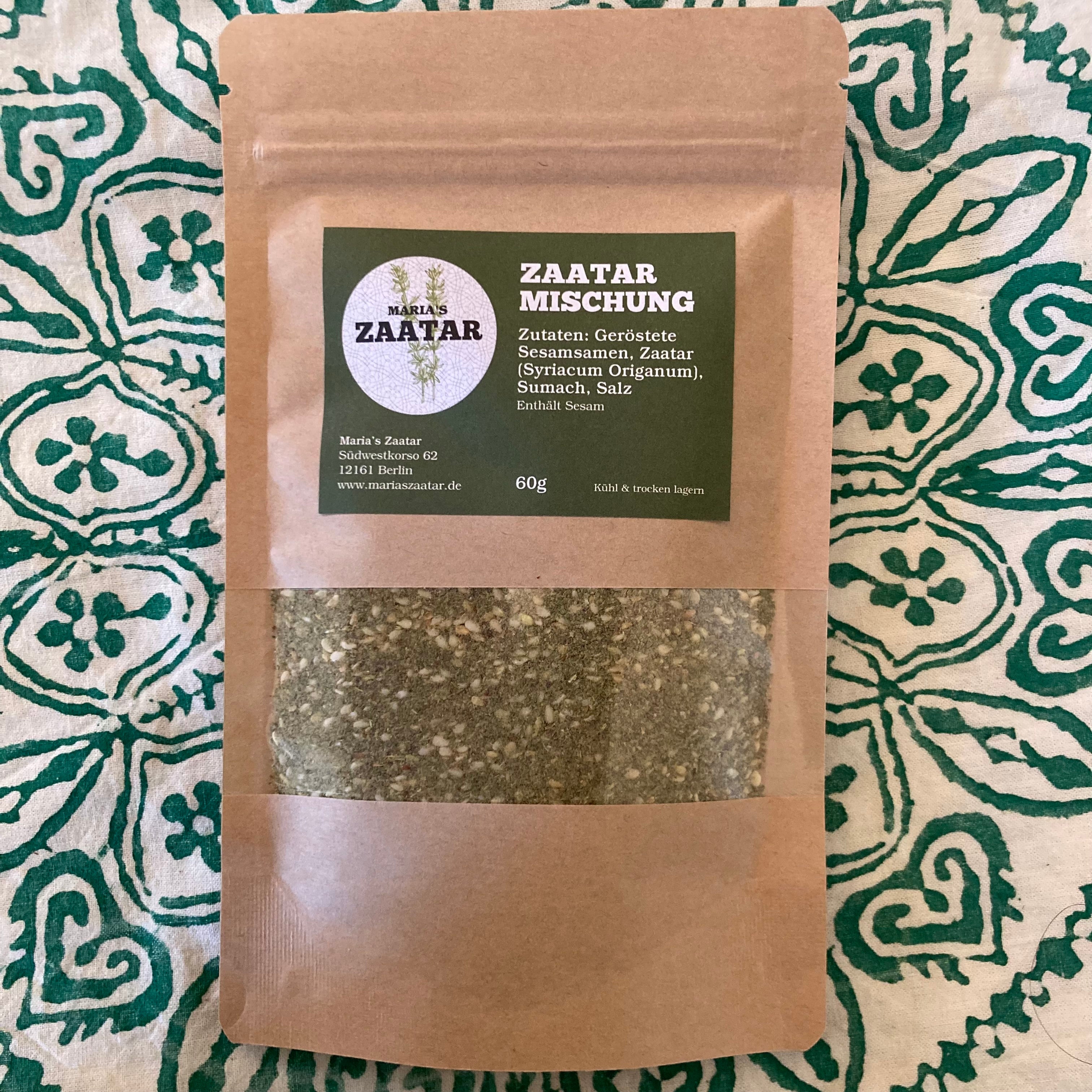 Echtes Zatar Gewürz Maria's Zaatar Hier authentisches Za'atar kaufen